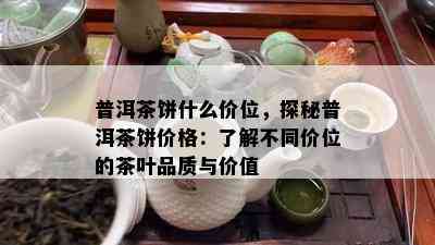 普洱茶饼什么价位，探秘普洱茶饼价格：了解不同价位的茶叶品质与价值