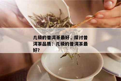 几级的普洱茶更好，探讨普洱茶品质：几级的普洱茶更好？