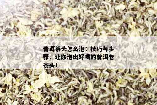 普洱茶头怎么泡：技巧与步骤，让你泡出好喝的普洱老茶头！