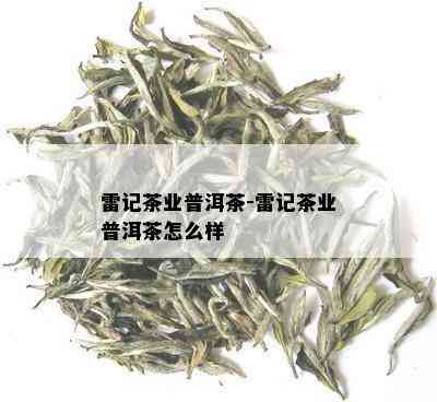 雷记茶业普洱茶-雷记茶业普洱茶怎么样