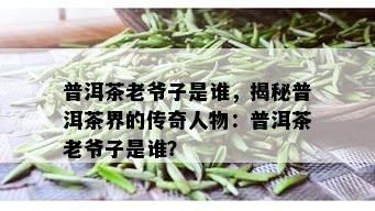 普洱茶老爷子是谁，揭秘普洱茶界的传奇人物：普洱茶老爷子是谁？