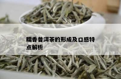 糯香普洱茶的形成及口感特点解析