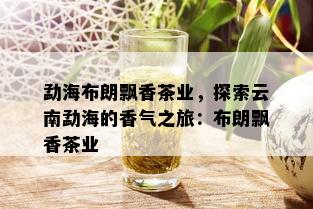 勐海布朗飘香茶业，探索云南勐海的香气之旅：布朗飘香茶业