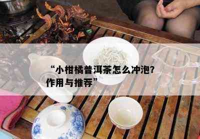 “小柑橘普洱茶怎么冲泡？作用与推荐”