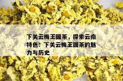 下关云梅王圆茶，探索云南特色：下关云梅王圆茶的魅力与历史