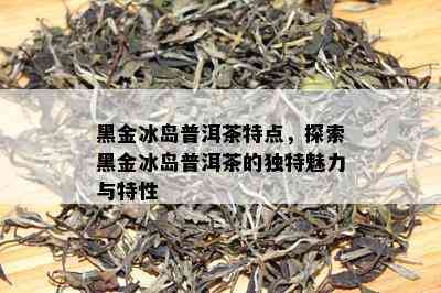 黑金冰岛普洱茶特点，探索黑金冰岛普洱茶的独特魅力与特性