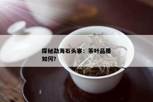 探秘勐海石头寨：茶叶品质如何？