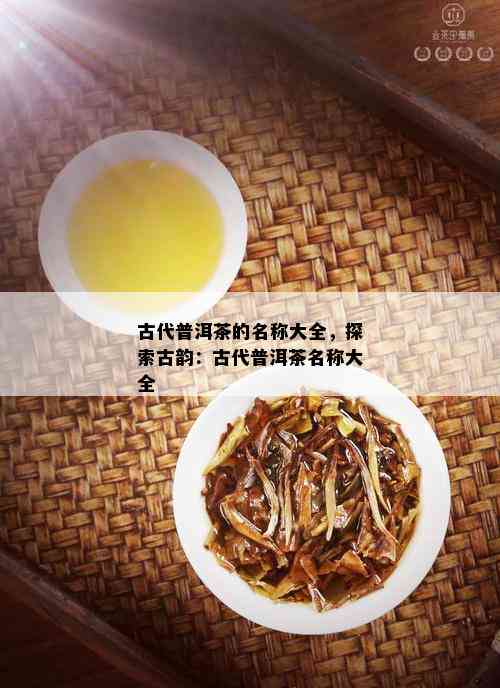 古代普洱茶的名称大全，探索古韵：古代普洱茶名称大全