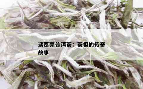 诸葛亮普洱茶：茶祖的传奇故事