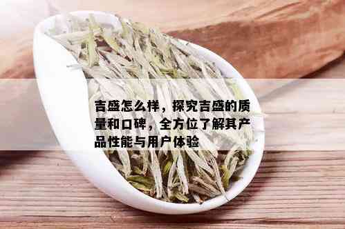 吉盛怎么样，探究吉盛的质量和口碑，全方位了解其产品性能与用户体验