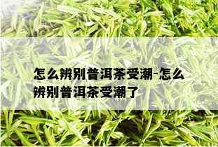 怎么辨别普洱茶受潮-怎么辨别普洱茶受潮了