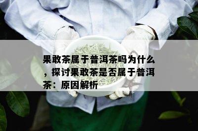 果敢茶属于普洱茶吗为什么，探讨果敢茶是否属于普洱茶：原因解析