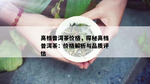 高档普洱茶价格，探秘高档普洱茶：价格解析与品质评估