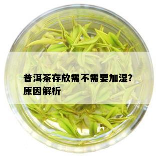 普洱茶存放需不需要加湿？原因解析