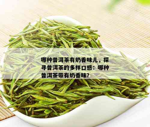 哪种普洱茶有奶香味儿，探寻普洱茶的多样口感：哪种普洱茶带有奶香味？