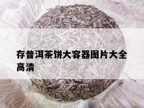 存普洱茶饼大容器图片大全高清