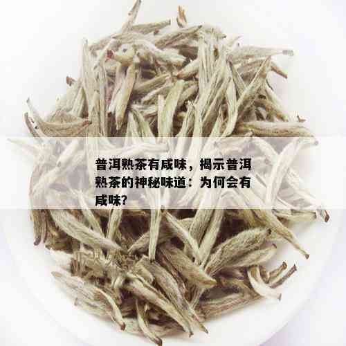 普洱熟茶有咸味，揭示普洱熟茶的神秘味道：为何会有咸味？