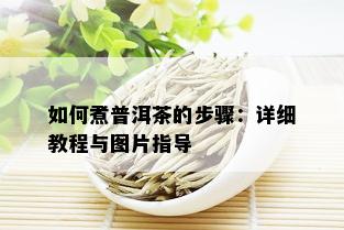 如何煮普洱茶的步骤：详细教程与图片指导