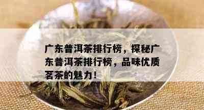 广东普洱茶排行榜，探秘广东普洱茶排行榜，品味优质茗茶的魅力！