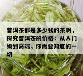 普洱茶都是多少钱的茶啊，探究普洱茶的价格：从入门级到高端，你需要知道的一切