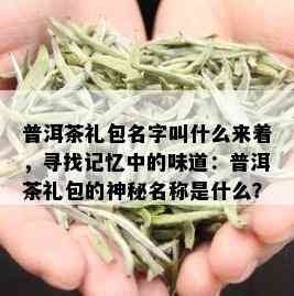 普洱茶礼包名字叫什么来着，寻找记忆中的味道：普洱茶礼包的神秘名称是什么？