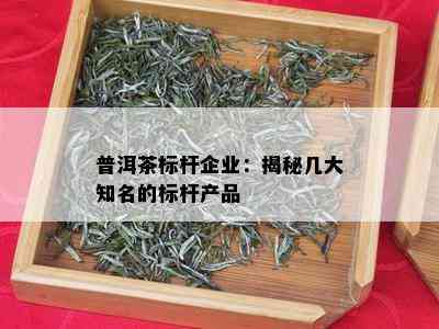 普洱茶标杆企业：揭秘几大知名的标杆产品