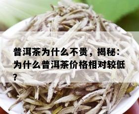 普洱茶为什么不贵，揭秘：为什么普洱茶价格相对较低？