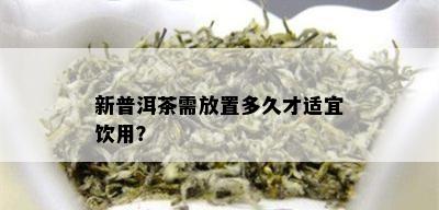 新普洱茶需放置多久才适宜饮用？