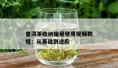 普洱茶收纳抽屉使用视频教程：从基础到进阶