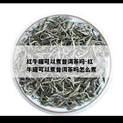 红牛罐可以煮普洱茶吗-红牛罐可以煮普洱茶吗怎么煮