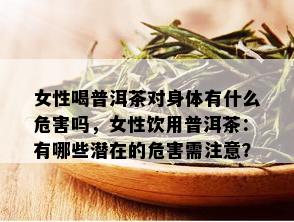 女性喝普洱茶对身体有什么危害吗，女性饮用普洱茶：有哪些潜在的危害需注意？