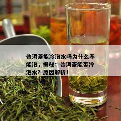 普洱茶能冷泡水吗为什么不能泡，揭秘：普洱茶能否冷泡水？原因解析！