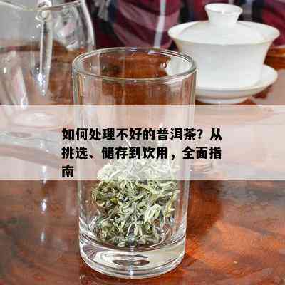 如何处理不好的普洱茶？从挑选、储存到饮用，全面指南