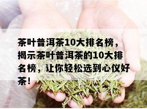 茶叶普洱茶10大排名榜，揭示茶叶普洱茶的10大排名榜，让你轻松选到心仪好茶！