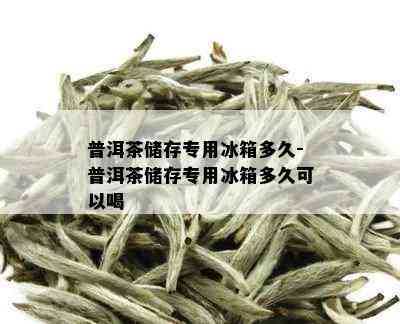 普洱茶储存专用冰箱多久-普洱茶储存专用冰箱多久可以喝