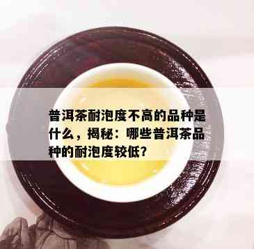 普洱茶耐泡度不高的品种是什么，揭秘：哪些普洱茶品种的耐泡度较低？