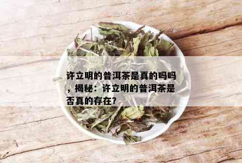 许立明的普洱茶是真的吗吗，揭秘：许立明的普洱茶是否真的存在？