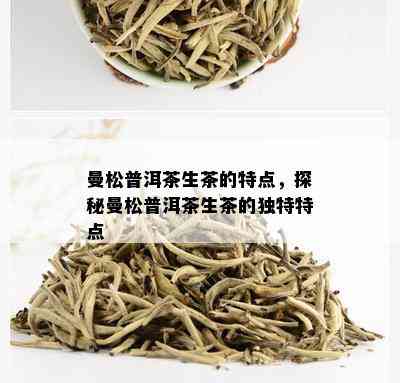 曼松普洱茶生茶的特点，探秘曼松普洱茶生茶的独特特点