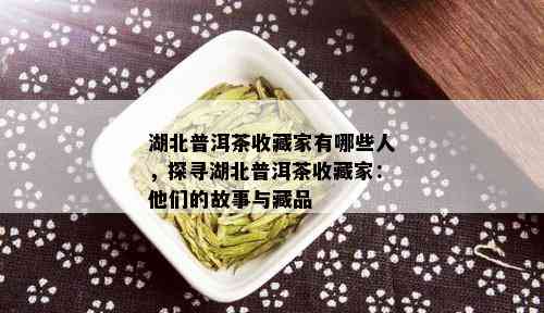 湖北普洱茶收藏家有哪些人，探寻湖北普洱茶收藏家：他们的故事与藏品