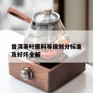 普洱茶叶原料等级划分标准及好坏全解