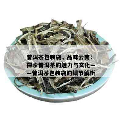 普洱茶包装袋，品味云南：探索普洱茶的魅力与文化——普洱茶包装袋的细节解析