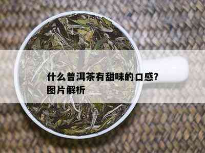 什么普洱茶有甜味的口感？图片解析