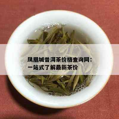 凤凰城普洱茶价格查询网：一站式了解最新茶价