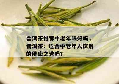 普洱茶推荐中老年喝好吗，普洱茶：适合中老年人饮用的健康之选吗？