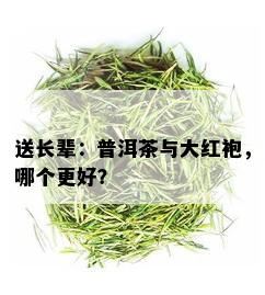 送长辈：普洱茶与大红袍，哪个更好？