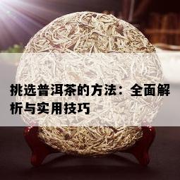 挑选普洱茶的方法：全面解析与实用技巧