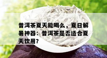 普洱茶夏天能喝么，夏日解暑神器：普洱茶是否适合夏天饮用？