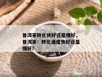 普洱茶转化快好还是慢好，普洱茶：转化速度快好还是慢好？