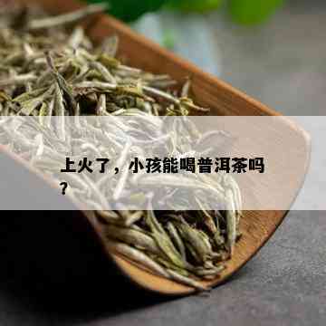 上火了，小孩能喝普洱茶吗？