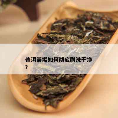 普洱茶垢如何彻底刷洗干净？